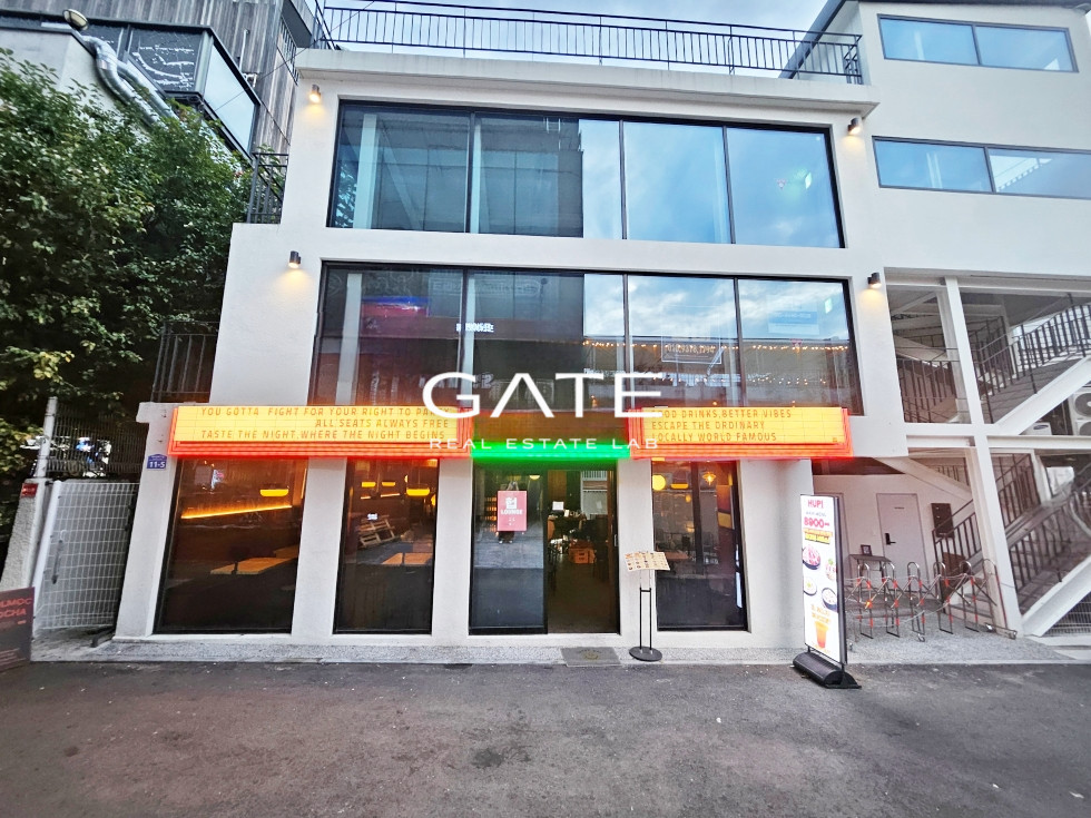 서울 마포구 서교동 GATE 홍대클럽거리 인근 유동인구 많고 개방감 가시성 최상 신축1층 월세 매물번호 13727 사진 1